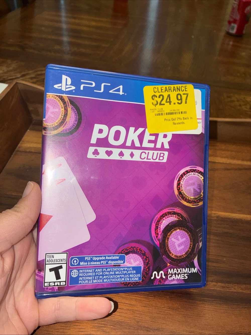 Sony PS4 Poker Club